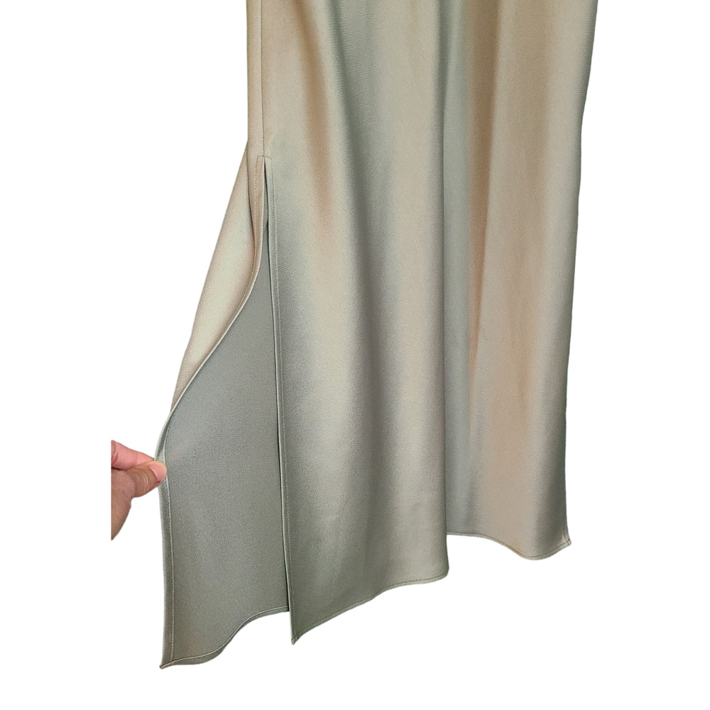 BHLDN Cali Satin Charmeuse Midi Dress US size 0 - Picture 5 of 8